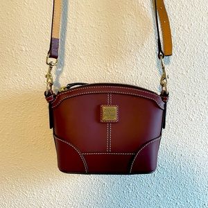 Fall Burgundy Dooney and Bourke Structured Crossbody